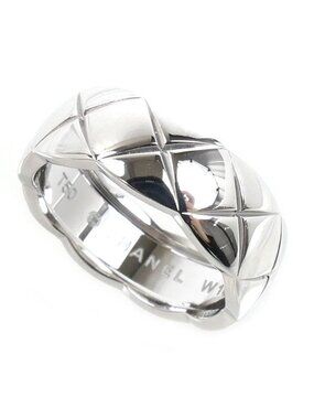 Chanel 18k White Gold Coco Crush Ring